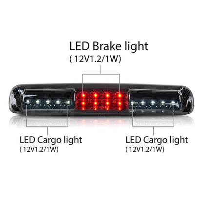 G-PLUS Third 3rd Led Brake Light Rear Cargo Lamp Compatible with Chevy Silverado GMC Sierra 1500 2500 3500 1999-2006/Fit Chevy Silverado GMC Sierra 1500HD 2500HD 3500HD 2001-2006 ‎16525205 5978318