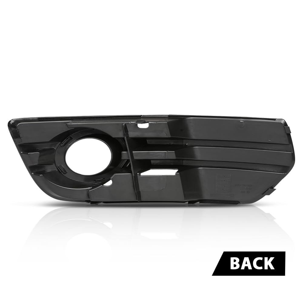 G-PLUS Pair Front Bumper Fog Light Covers Grille Bezels, Compatible with Audi Q5 Base 2009-2011/ Q5 Premium, Premium Plus, Prestige 2009-2012, Left Driver & Right Passenger Side 2PC, AU1038108