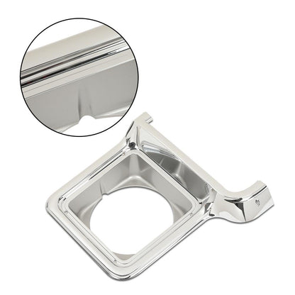 G-PLUS Headlight Trim Bezel Headlight Door Chrome Silver Compatible with Chevy Blazer GMC Jimmy 1973-1978 GM2513134, GM2512134, 376628, 376627 Driver & Passenger Pair