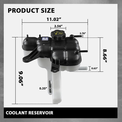 G-PLUS Coolant Reservoir Compatible with Dodge Durango 2016-2024,Fit Jeep Grand Cherokee 2016-2021 CH3014165