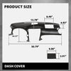 G-PLUS TPE Dash Dashboard Cover, Compatible with LX IS250 IS350 C 2010-2013, Fit LX IS250 IS350 Base 2006-2013 Black