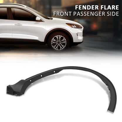 G-PLUS Front Right Fender Flare Compatible with Ford Escape 2020 2021 2022 2023 2024, Right Passenger Side Wheel Opening Molding, LJ6Z16038AA, FO1291138, Factory Style