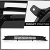 G-PLUS Front Bumper Lower Grille Grill Compatible with Kia Optima EX 2016 2017 2018 Matte Black Grill Assembly Replace OE 86560D5010