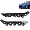 G-PLUS Front Bumper Supports Brackets Retainers Pair Compatible with 2016-2018 Nissan Sentra 622253YU0A 622253YU1A 622243YU0A 622243YU1A NI1032112 NI1033112