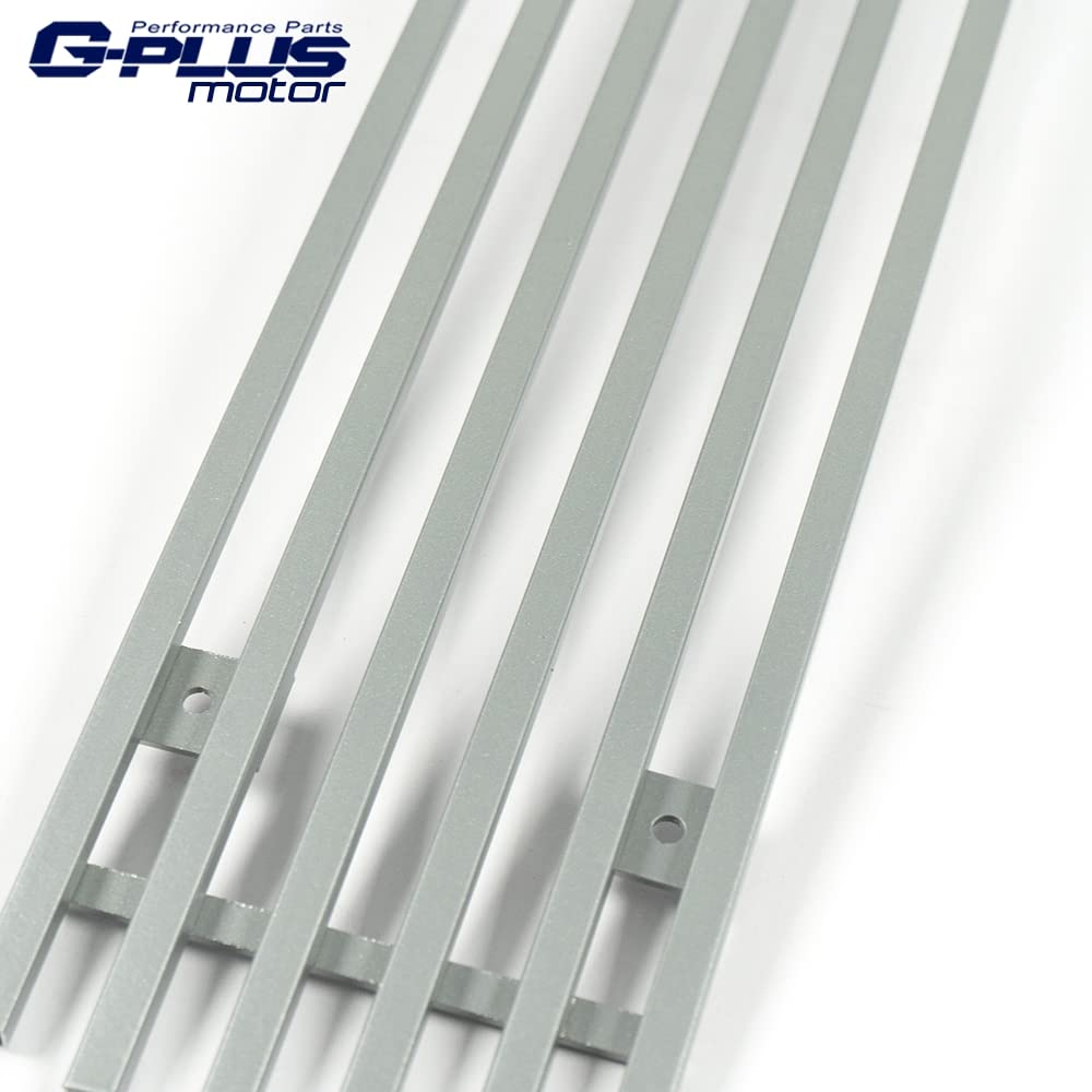 G-PLUS Front Lower Bumper Black Billet Grille Insert Compatible With 2009-2014 Nissan Maxima US Black
