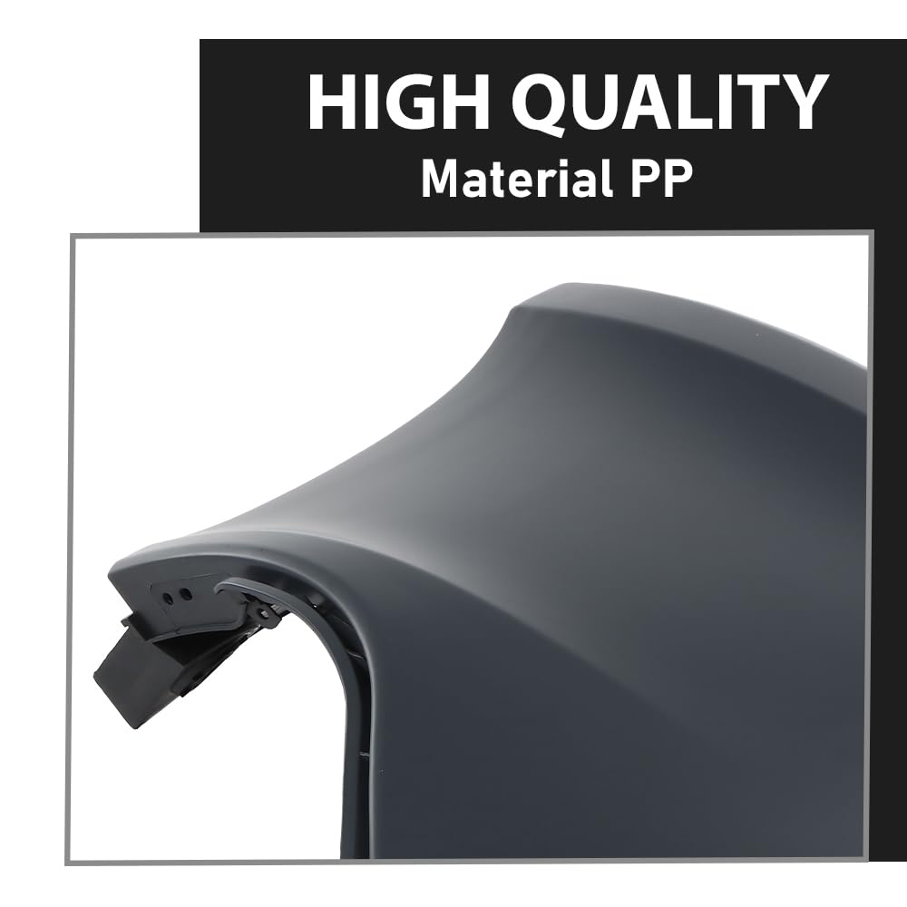 G-PLUS Rear Bumper Cover Fascia Passenger Right Side Compatible with Jeep Cherokee 2014-2018 Black