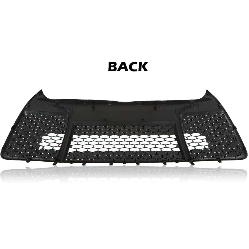 G-PLUS Front Bumper Lower Grille Assembly Gloss Black Compatible with Toyota Camry LE XLE 2021 2022/ NOT fit SE XSE models/Fit Models without Parking Sensors 5310206290 TO1036224