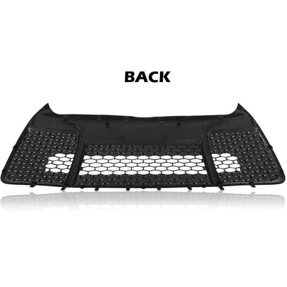 G-PLUS Front Bumper Lower Grille Assembly Gloss Black Compatible with Toyota Camry LE XLE 2021 2022/ NOT fit SE XSE models/Fit Models without Parking Sensors 5310206290 TO1036224
