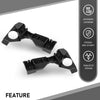 G-PLUS Front Left & Right Side Bumper Bracket Set Compatible with Toyota Corolla CE/LE/S 2003-2008 5211502061 Black