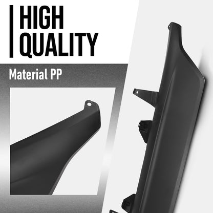 G-PLUS Rear Bumper Valance Panel Compatible with Toyota Highlander (submodel: Hybrid LE, Hybrid XLE, LE, XLE) 2020 2021 2022 2023 TO1195125, 521510E090, 52151-0E090, 52151 0E090 Black