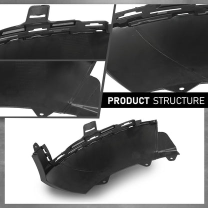 G-PLUS Front Left Bumper Lower Molding Trim Cover, Compatible with Benz X253 GLC 2016-2019, Driver Side, A2538857900, 2538857900