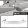 G-PLUS Front Bumper Reinforcement Beam, Compatible with Audi A8 S8 2011-2018, Aluminum Silvery, 4H0807109C, 4H0807109B