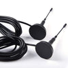 2 Pcs Set Car Magnetic Police Antenna 3-3/4" P71 Compatible for Ford Crown Victoria Impala Charger Explorer Tahoe Black