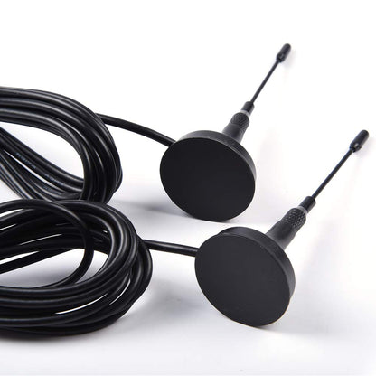 2 Pcs Set Car Magnetic Police Antenna 3-3/4" P71 Compatible for Ford Crown Victoria Impala Charger Explorer Tahoe Black
