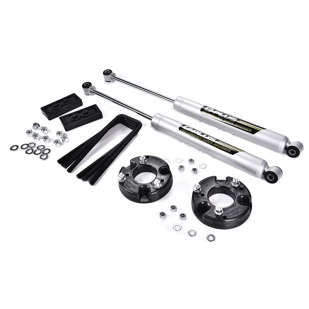 G-PLUS 2" Leveling Lift Kit W/ N3 Shocks Compatible With 2009-2020 F150 2WD 4WD (N3 Shocks Suspension Kit)