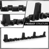 G-PLUS Rear Bumper Impact Absorber Compatible with Jeep Grand Cherokee 2011-2021,Compatible with Dodge Durango 2011-2021 57010724AE