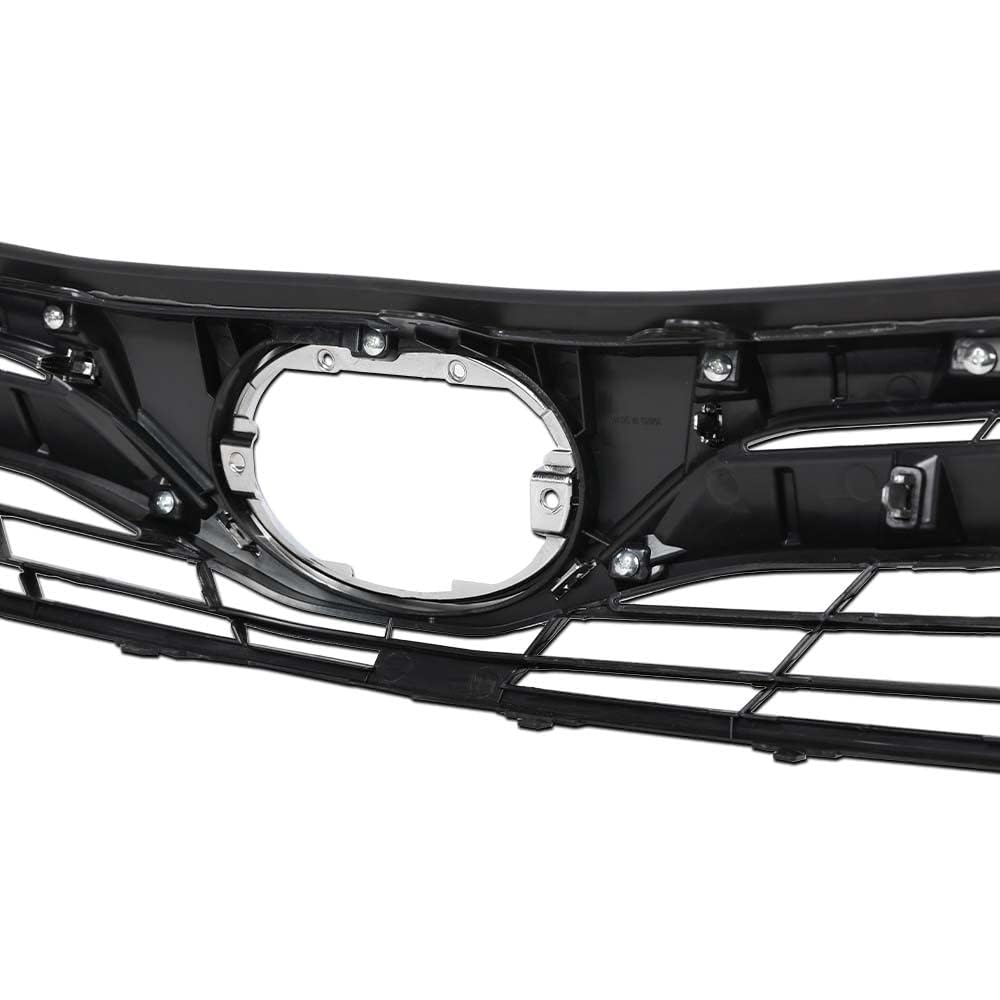 G-PLUS Front Upper Bumper Grille Compatible with Toyota Camry L LE XLE 2012-2014 53101-06560 104-51375 TO1200343