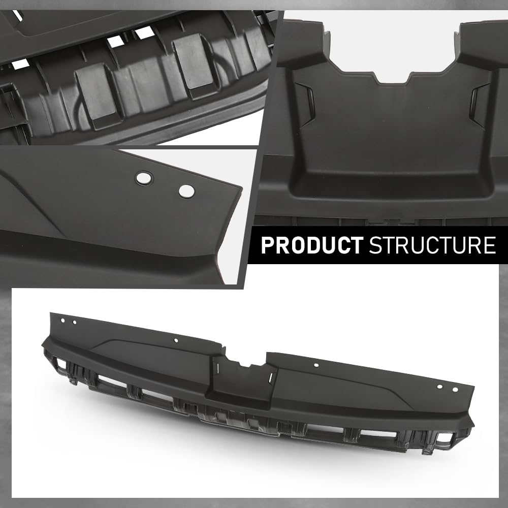 G-PLUS Radiator Grille Upper Cover, Compatible with Kia Forte 2019-2023, 86370M6000, 86370M7000