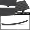 G-PLUS Rear Bumper Face Bar Step Pad Molding Trim, Compatible with Ford Expedition 2018-2019, JB5Z17B807BA, FO1191153
