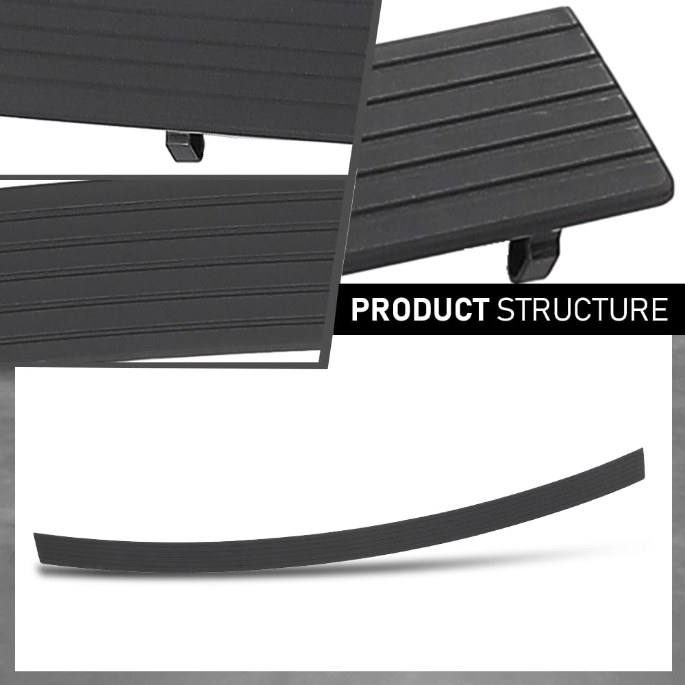G-PLUS Rear Bumper Face Bar Step Pad Molding Trim, Compatible with Ford Expedition 2018-2019, JB5Z17B807BA, FO1191153