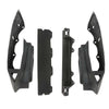 G-PLUS Rear Fiberglass Bumper Filler Compatible with Cadillac Deville 1980-1992/ Fit for Cadillac Fleetwood 1980-1992 /Fit Cadillac Brougham 1980-1992 Black Bumper Filler Set of 4