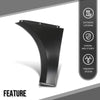 G-PLUS Front Left Premium Fender Hood Fender Wing Panel Compatible with Porsche Macan All models 2015-2023 95B821101DYGRV, 95B821101 Black