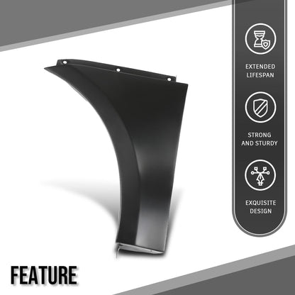 G-PLUS Front Left Premium Fender Hood Fender Wing Panel Compatible with Porsche Macan All models 2015-2023 95B821101DYGRV, 95B821101 Black