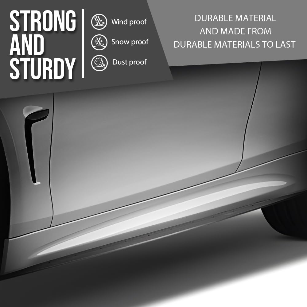 G-PLUS Door Extension Lip Compatible with BMW F32 F33 F36 4 Series M Sport Only 2014 2015 2016 2017 2018 2019 2020 Black