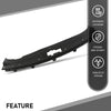 G-PLUS Front Upper Grille Radiator Assembly Compatible with Hyundai Sonata 2015-2017 Black
