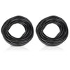 G-PLUS Fender Flare Rubber Seal 60 Feet（18.288m） Fender Flare Edge Trim, Fender Flare Gasket Universal Fit for Car and Truck Wheel Wells