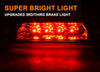 G-PLUS LED Third 3rd Brake Cargo Light Compatible With 1997-2001 Cherokee, Rear Roof Center High Mount Stop Tail Light Replacement (Chrome Housing Clear lens)