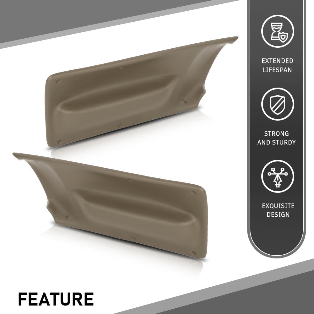 G-PLUS Door Panel Insert Brown Compatible with Volkswagen New Beetle 2003-2010, Not Fit for hatchback, Only Fit for Beetle Convertibles