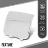 G-PLUS Rear Bumper Tow Hook Eye Cover Compatible with Benz W247 GLB Class GLB250 2020-2021 2478857301, 2478857401 Silver
