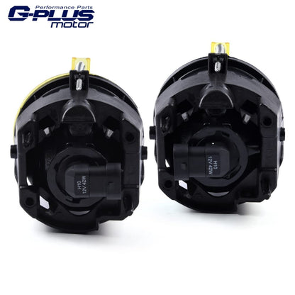 G-PLUS 2pcs Set Fog Light Bumper Lamps Compatible with Dodge Challenger Charger Nitro Avenger Caliber Yellow Lens (Bulbs are included)