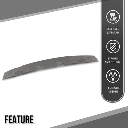 G-PLUS TPE Dash Defrost Vent Cover Cap Compatible with Dodge Ram 1500 2002-2005/ Fit Ram 2500 3500 2003-2005 Upper Dashboard Panel Grey