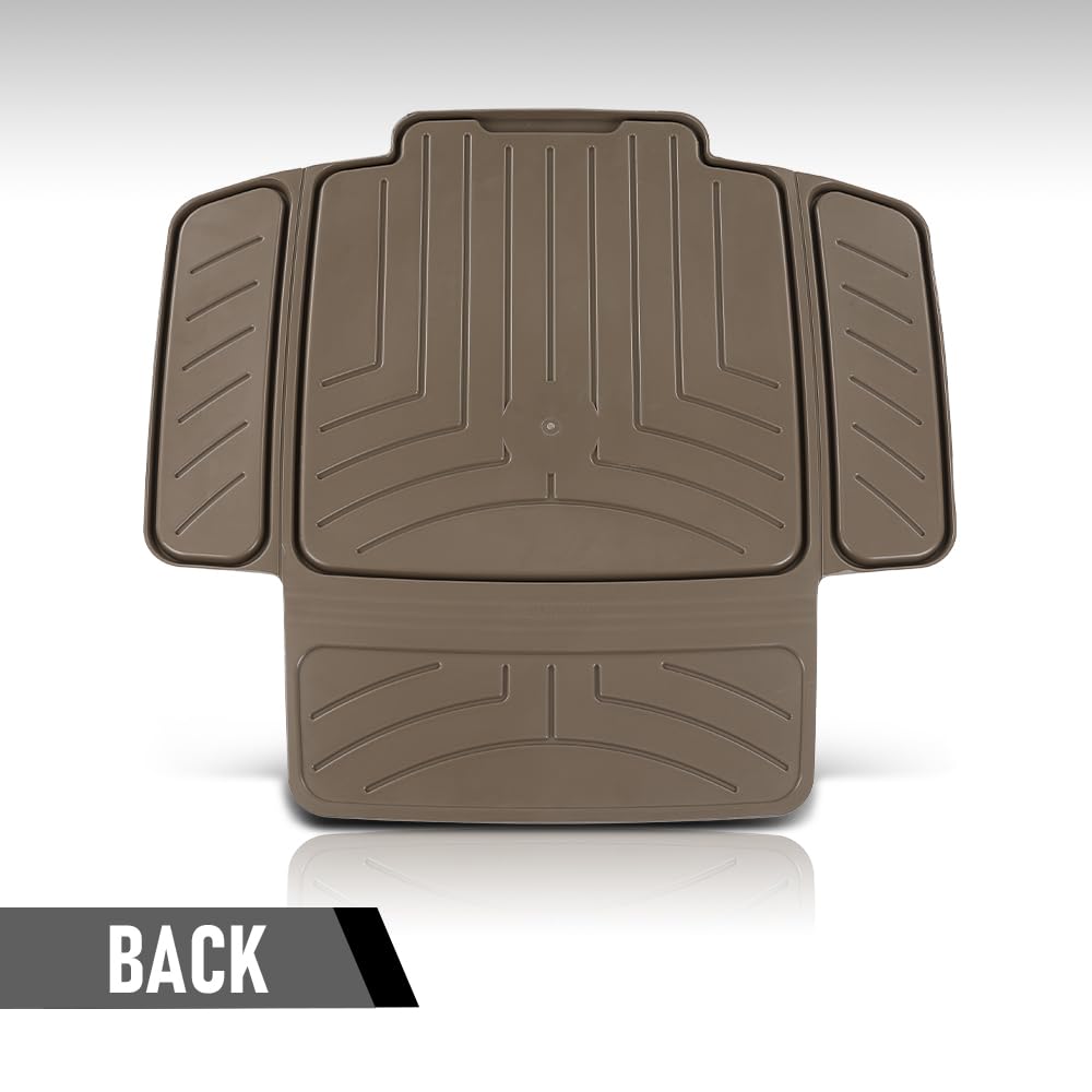 G-PLUS Child Car Seat Protector Compatible with Under virtually Any Rear or Forward-Facing Child car seat or Booster Brown