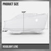 G-PLUS Headlight Lens Cover Compatible with BMW X3 F25 2014-2017 Left Side Front Headlamp Lens Cover Clear