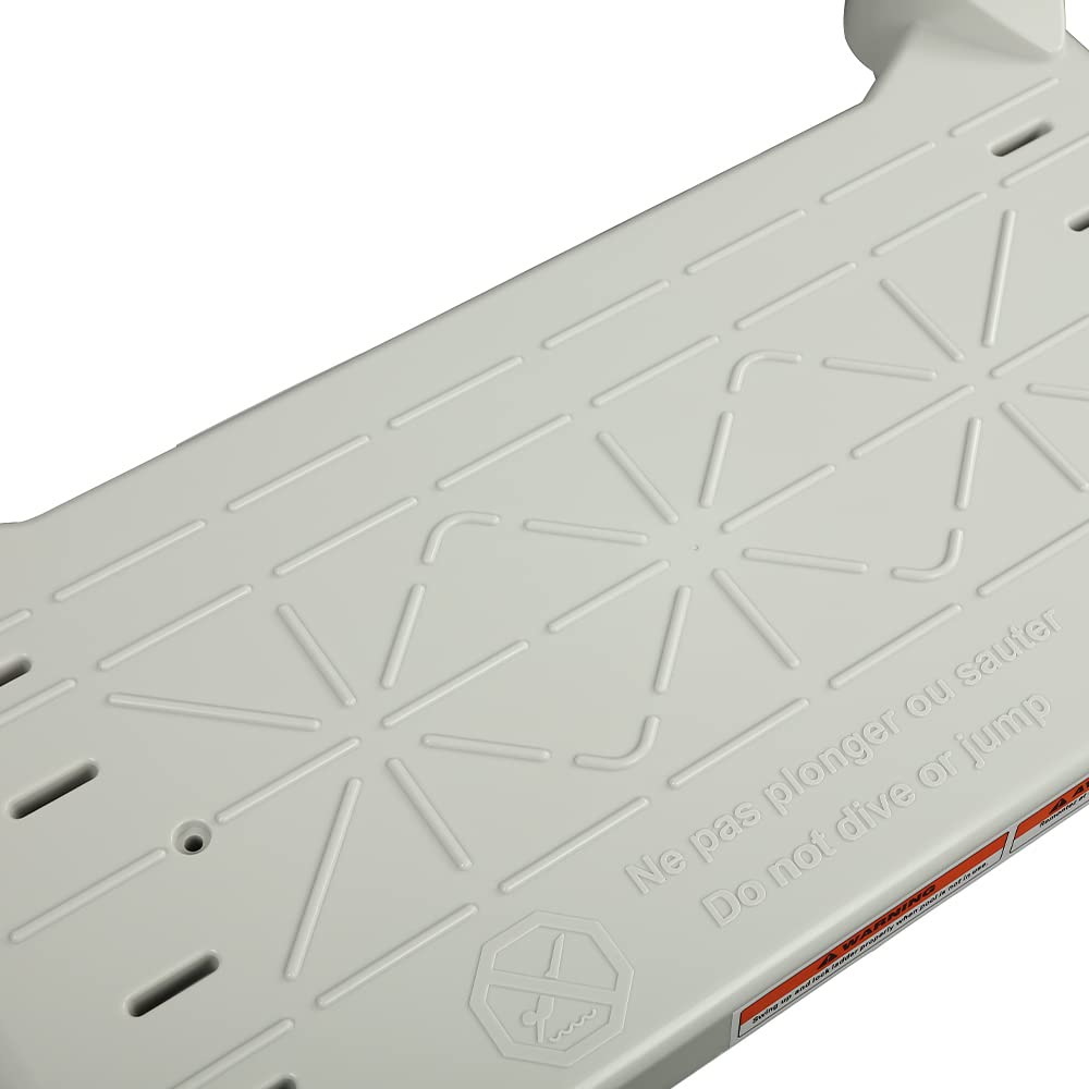 G-PLUS Grey Platform Fit Above Ground BiltMor Swimming Pool Step