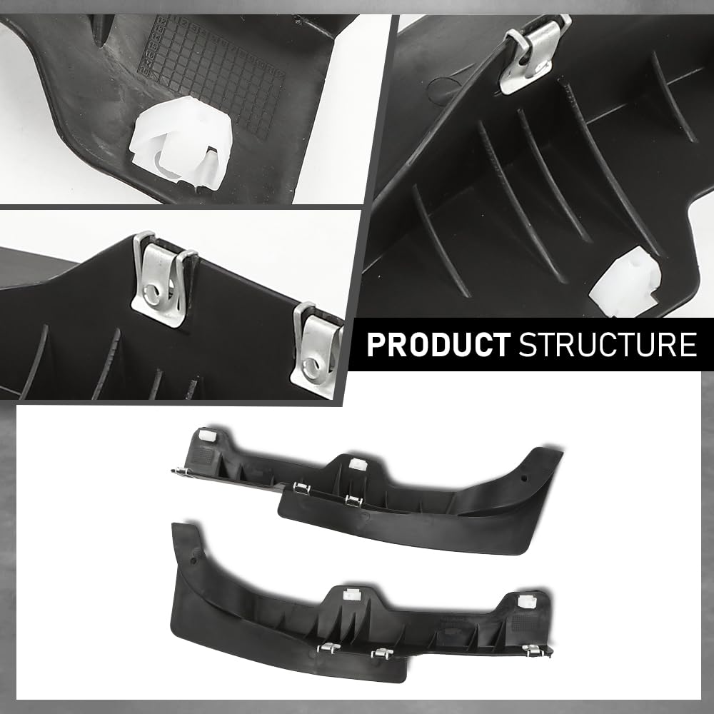 G-PLUS Pair Front Fender Splash Shield, Compatible with Audi Q5 2009-2017, Extension Wheel Spoile, Left Driver & Right Passenger Side 2PCS, 8R0853887, 8R0853888
