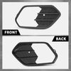 G-PLUS Fog Light Cover Bezel Grille Bumper Insert Set Compatible with Ford Escape Kuga 2017-2019 GJ5Z17K946AB, GJ5Z17K946AA, FO1038164, FO1039164 Black