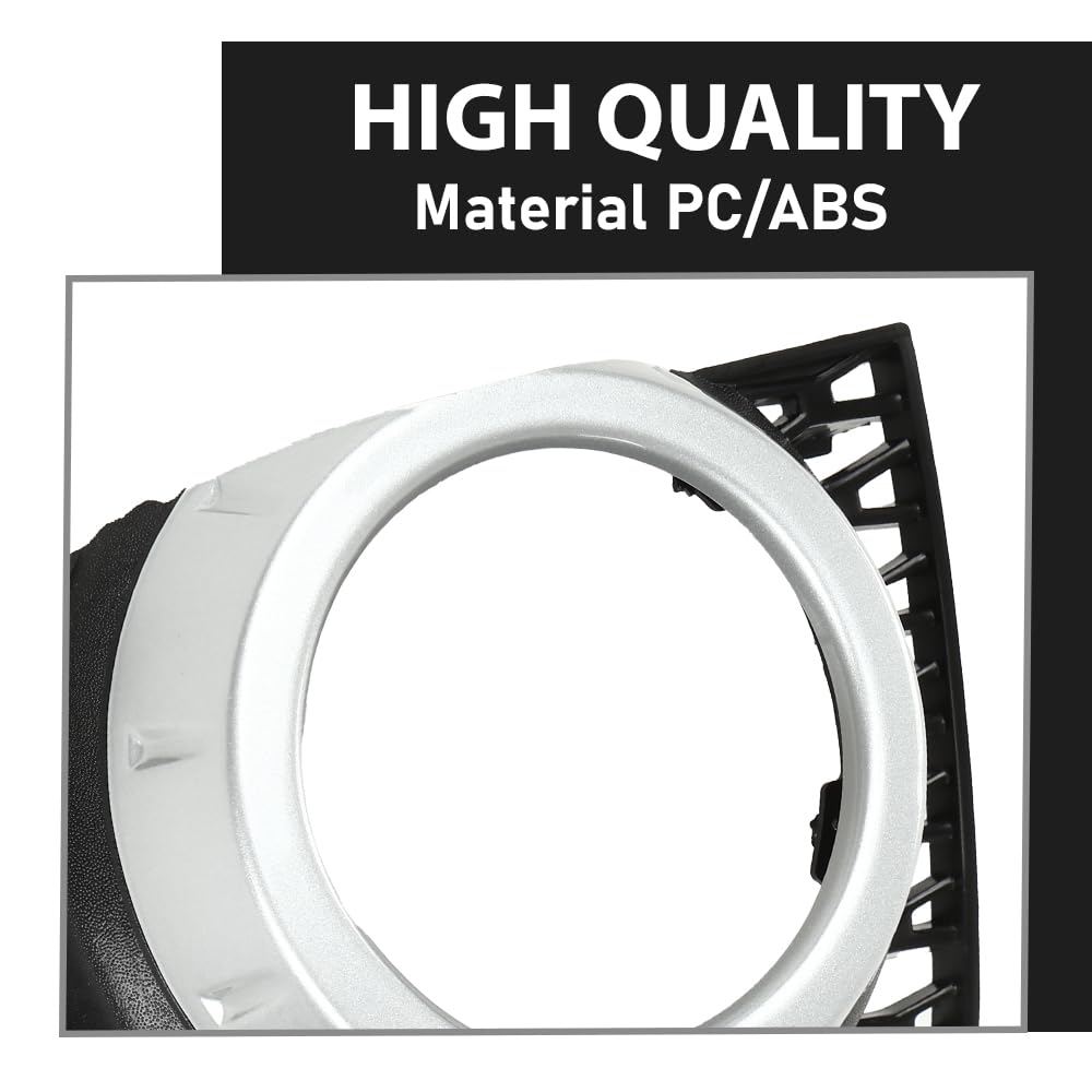 G-PLUS Fog Light Fog Lamp Bezel Trim Front LH RH Compatible with Land Rover Range Rover 2010-2013