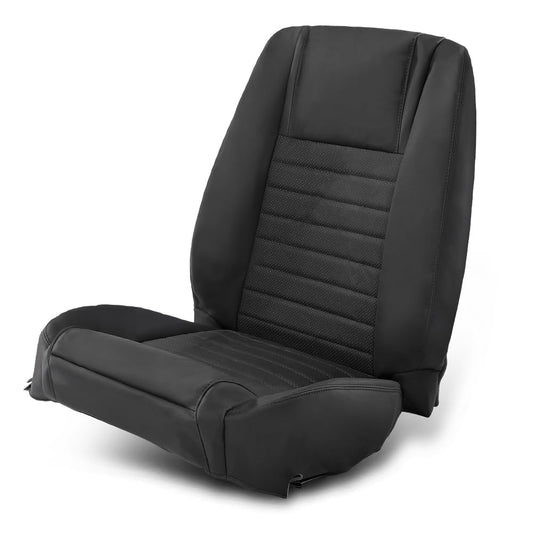 G-PLUS Driver Bottom and Top Seat Cover Compatible with Ford Mustang 2005-2009 Black Car Seat Cover Replacement