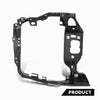 G-PLUS Front Right Side Intermediate Radiator Support Assembly w/ Bracket Compatible with Porsche Macan 2015-2018 95B805594 Direct OE Replacement Black
