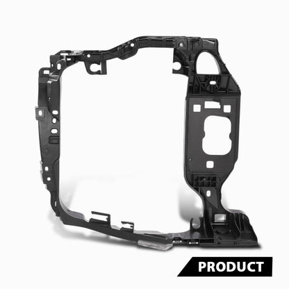 G-PLUS Front Right Side Intermediate Radiator Support Assembly w/ Bracket Compatible with Porsche Macan 2015-2018 95B805594 Direct OE Replacement Black