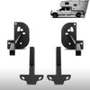 G-PLUS Front Camper Tie Downs Bar Compatible with Ford F250 F350 F450 Super Duty 2011-2016 8 Feet Bed Length Black