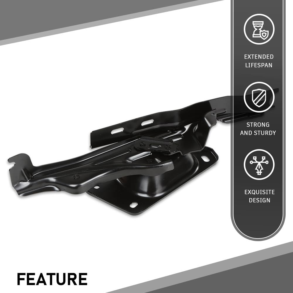 G-PLUS Hood Hinge & Sping Set Left and Right Compatible with Chevy GMC Truck 1973-1980 Suburban Blazer Jimmy