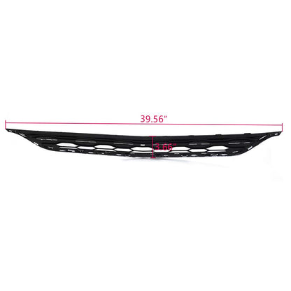 G-PLUS Chrome Front Bumper Upper Grille Assembly Compatible With 2016-2018 Chevy Malibu ABS Honeycomb Mesh Grille Replacement