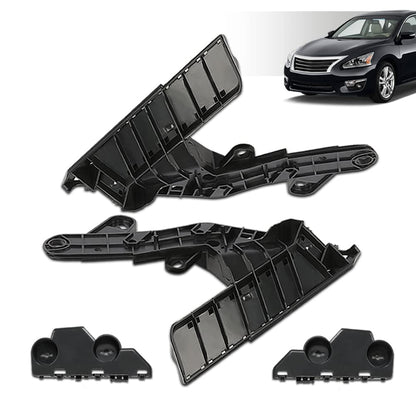 G-PLUS Bumper Bracket Retainers Front 4PC Beam Mount Support Compatible with Altima Sedan 2013 2014 2015 62059-3TA0A 62058-3TA0A 62221-3TA0A 62220-3TA0A