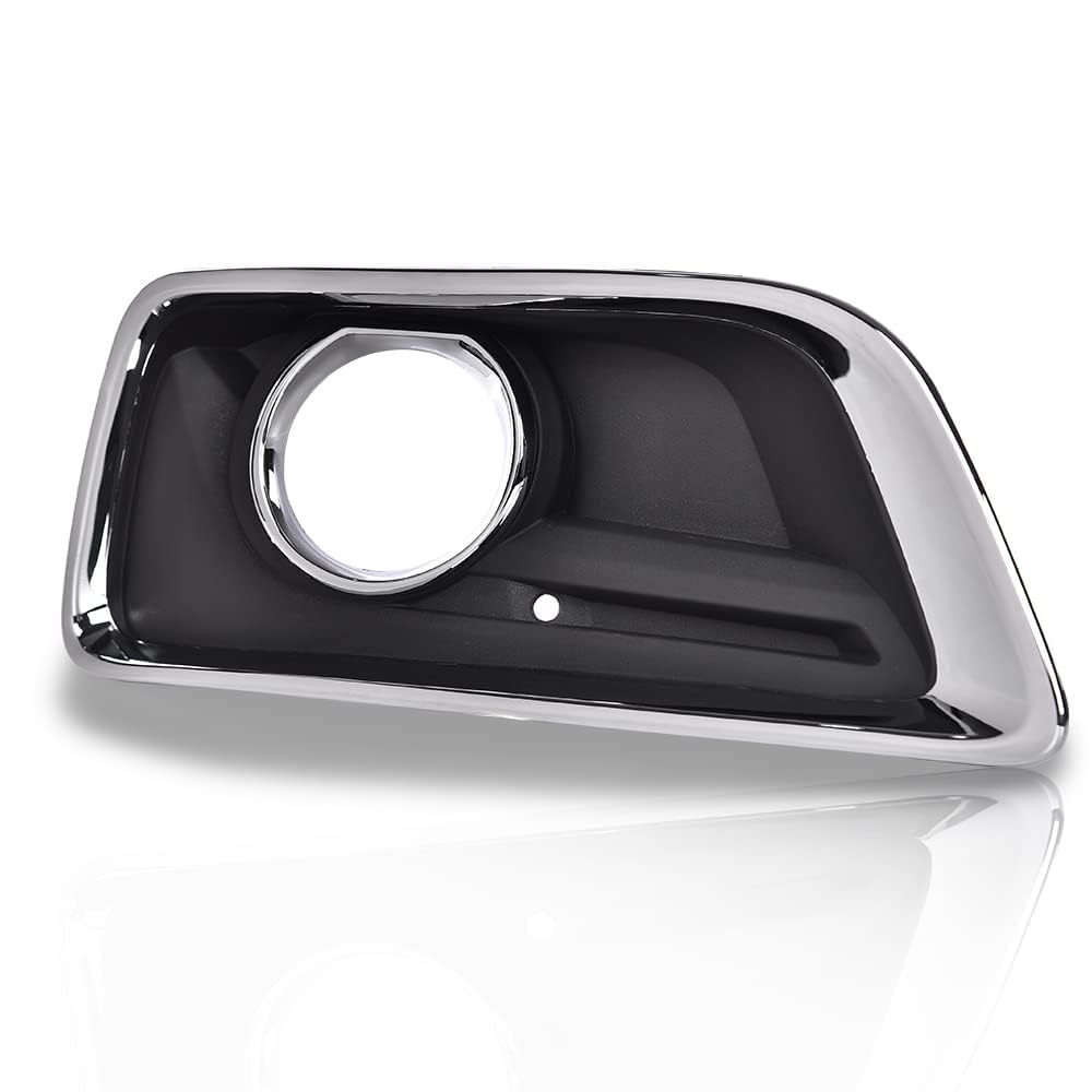G-PLUS Front Bumper Fog Light Cover Driver and Passenger Side Compatible with Chevy Malibu Eco 2013-2014,Fit Chevy Malibu 2013-2015,Fit Chevy Malibu Limited 2016 Fog Lamp Cover GM1039136 GM1038136