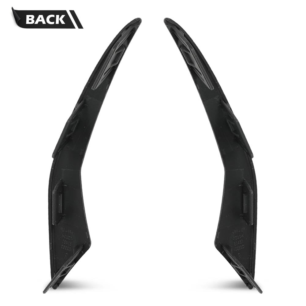 G-PLUS Fog Light Cover Bezels Trim Left Right Pair Compatible with Toyota Corolla LE XLE Sedan 2020 2021 2022 (Not fit SE,XSE models) 8148202840, 8148102850, 8148212270, 8148112360